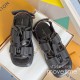 [홍콩명품.LOUIS VUITTON] 루이비통 25SS 로고 여성 모노그램 Chameleon Comfor 샌들 (블랙), SE5155, S4W, 명품스니커즈,운동화,구두,로퍼,하이탑,신발