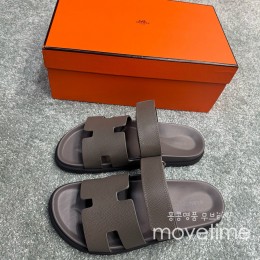 [홍콩명품.Hermes] 에르메스 25SS 로고 남여 레더 가죽 시프레 샌들 (다크브라운), SE5236, GHS, 명품스니커즈,운동화,구두,로퍼,하이탑,신발