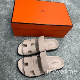 [홍콩명품.Hermes] 에르메스 25SS 로고 남여 레더 가죽 시프레 샌들 (베이지), SE5240, GHS, 명품스니커즈,운동화,구두,로퍼,하이탑,신발