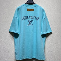 [명품레플리카.LOUIS VUITTON] 루이비통 25SS 로고 자수 반팔 티셔츠 (3컬러), BM21183, KB, 홍콩명품의류,구매대행,온라인명품