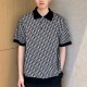 [명품레플리카,Christian Dior] 디올 25SS 로고 오블리크 카라 폴로 반팔 티셔츠 (2컬러), BM21203, KB, 홍콩명품의류,구매대행,온라인명품
