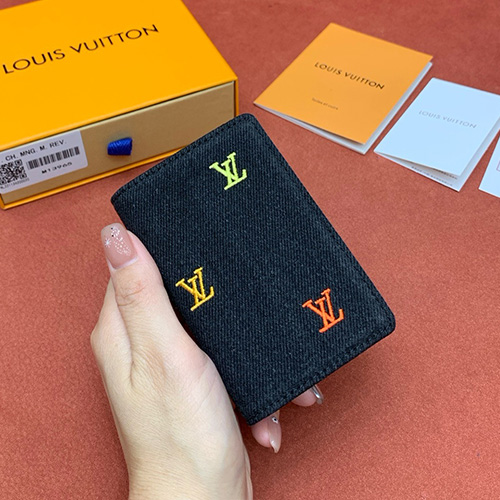 [홍콩명품.LOUIS VUITTON] 루이비통 25SS 로고 포켓 오거나이저 LV 블라손 데님 남성 카드지갑 M13965, BGM4874, BDA, 명품지갑,무브타임쇼핑몰,홍콩명품,사이트,명품쇼핑몰