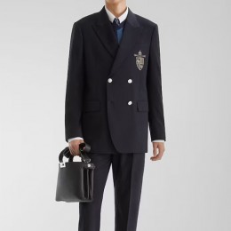 [홍콩명품,FENDI] 펜디 25SS 로고 자수 울 정장 수트 (블랙), BM21392, JU, 명품레플리카,미러급,온라인쇼핑몰사이트