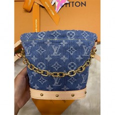 [홍콩명품.LOUIS VUITTON] 루이비통 25SS 로고 모노그램 나노 데님 숄더백 토트백 M83043, BGM4927, BDA, 홍콩명품가방,명품쇼핑몰,크로스백,핸드백,구매대행