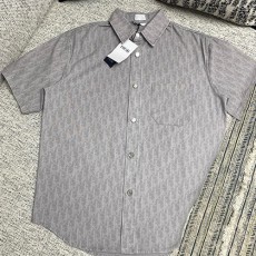 [홍콩명품,Christian Dior] 디올 25SS 로고 오블리크 데님 반팔 남방 셔츠 (그레이), BM21596, JU, 명품레플리카,미러급,온라인쇼핑몰사이트