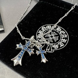 [가격문의][홍콩명품.Chrome Hearts] 크롬하츠 25SS 로고 925실버 목걸이, ET3044, BUBU, 홍콩명품의류,구매대행,온라인명품