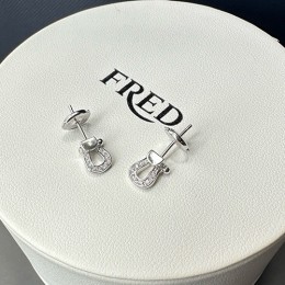 [가격문의][홍콩명품.FRED] 프레드 25SS 로고 925실버 이어링 귀걸이 (10.3×0.62cm), ET3059, BUBU, 홍콩명품의류,구매대행,온라인명품