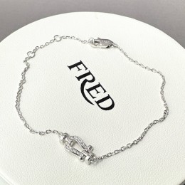 [가격문의][홍콩명품.FRED] 프레드 25SS 로고 925실버 19cm 팔찌, ET3060, BUBU, 홍콩명품의류,구매대행,온라인명품