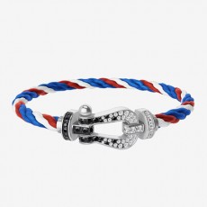 [홍콩명품.FRED] 프레드 25SS 로고 FORCE 10 스트랩 팔찌, ET3064, BUBU, 홍콩명품의류,구매대행,온라인명품