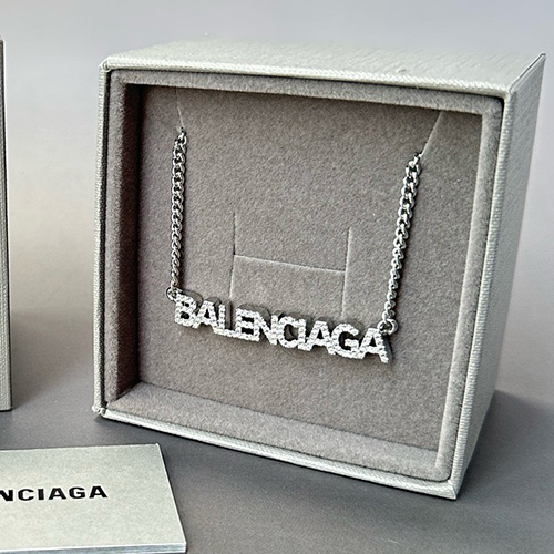 [홍콩명품.BALENCIAGA] 발렌시아가 25SS 로고 50cm 목걸이, ET3084, BUBU, 홍콩명품의류,구매대행,온라인명품