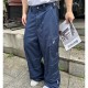 [홍콩명품.BALENCIAGA] 발렌시아가 25SS 로고 자수 오버핏 팬츠 바지 (블루), BM21675, KK, 레플리카의류,미러급사이트