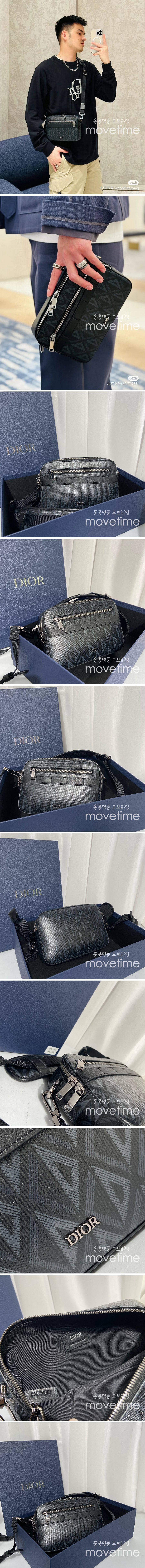 [홍콩명품,Christian Dior] 디올 25SS 로고 CD DIAMOND SAFARI 크로스백 (블랙), BGM5022, 홍콩명품가방,명품쇼핑몰,크로스백,핸드백,구매대행