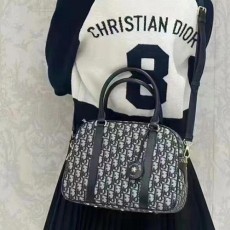 [홍콩명품,Christian Dior] 디올 25SS 로고 오블리크 D-VIBE 라지 볼링백 핸드백 (베이지), BGM5028, 홍콩명품가방,명품쇼핑몰,크로스백,핸드백,구매대행