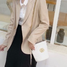 [홍콩명품.Gucci] 구찌 25SS 로고 GG 마몽 레더 가죽 크로스백 515763 (화이트), BGM5032, GU2, 홍콩명품가방,명품쇼핑몰,크로스백,핸드백,구매대행