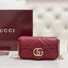 [홍콩명품.Gucci] 구찌 25SS 로고 GG 마몽트 마틀라세 미니 체인백 476433 (레드), BGM5047, GU2, 홍콩명품가방,명품쇼핑몰,크로스백,핸드백,구매대행