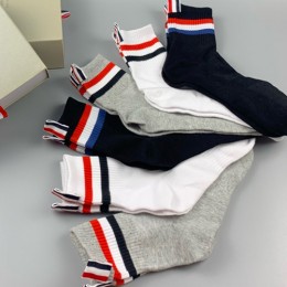 [가격문의][홍콩명품.THOME BROWNE] 톰브라운 25SS 로고 명품 브랜드 모음 선물용 양말 종아리양말 롱삭스 6종, ET3105, NNT, 홍콩명품의류,구매대행,온라인명품