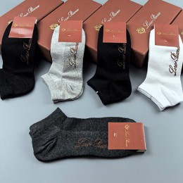 [가격문의][홍콩명품.Loro Piana] 로로피아나 25SS 로고 명품 브랜드 모음 선물용 양말 종아리양말 롱삭스 5종, ET3113, NNT, 홍콩명품의류,구매대행,온라인명품