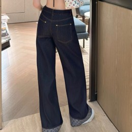 [홍콩명품.LOUIS VUITTON] 루이비통 25SS 로고 여성 모노그램 오버핏 데님 팬츠 진 청바지, BM21700, JU, 레플리카의류,미러급사이트