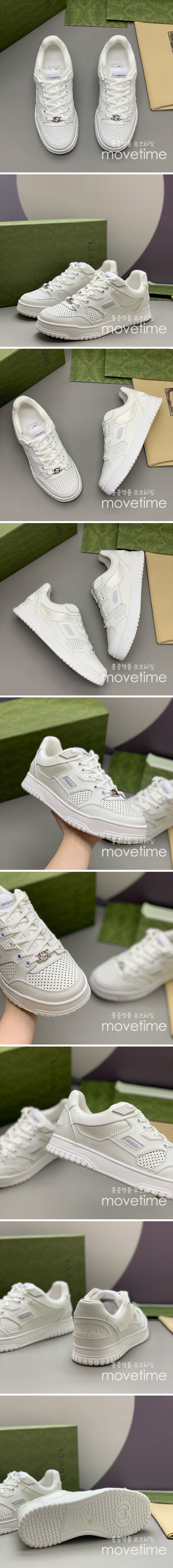 [홍콩명품.Gucci] 구찌 25SS 로고 남여 트레이너 스니커즈 운동화 76817 (화이트), SE5342, PMD, 명품스니커즈,운동화,구두,로퍼,하이탑,신발