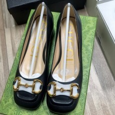 [홍콩명품.Gucci] 구찌 25SS 로고 여성 레더 가죽 단화 구두 (블랙), SE5413, ALW, 명품스니커즈,운동화,구두,로퍼,하이탑,신발