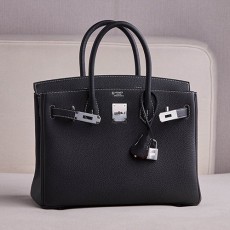 [홍콩명품.Hermes] 에르메스 25SS 로고 Birkin30 토트백 핸드백 (블랙-은장), BGM5055, BDA, 홍콩명품가방,명품쇼핑몰,크로스백,핸드백,구매대행