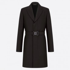[홍콩명품,Christian Dior] 디올 25SS 로고 벨티드 코트 자켓 (블랙), BM21829, KB, 레플리카의류,미러급사이트