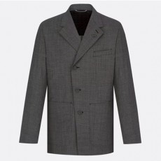[홍콩명품,Christian Dior] 디올 25SS 로고 마크 정장 수트 자켓 (그레이), BM21863, KB, 레플리카의류,미러급사이트