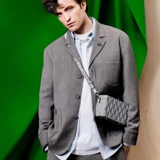 [홍콩명품,Christian Dior] 디올 25SS 로고 마크 정장 수트 자켓 (그레이), BM21864, KB, 레플리카의류,미러급사이트