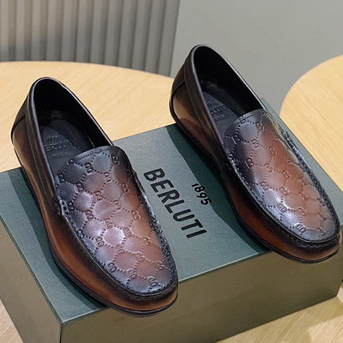 [홍콩명품.BERLUTI] 벨루티 25SS 로고 레더 가죽 구두 로퍼 (3컬러), SE5452, S4, 명품스니커즈,운동화,구두,로퍼,하이탑,신발