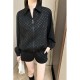 [홍콩명품.LOUIS VUITTON] 루이비통 25SS 로고 여성 모노그램 카라 봄버 자켓 + 미니 쇼츠 핫팬츠 상하의 세트 (블랙), BM21956, MC, 레플리카의류,미러급사이트