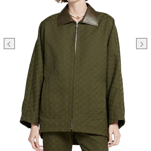 [홍콩명품.Gucci] 구찌 25SS 로고 여성 모노그램 집업 코트 826626Z8B1O, BM21988, MC, 레플리카의류,미러급사이트