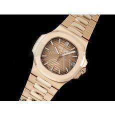 [홍콩명품시계.PATEK PHILIPPE] 파텍필립 노틸러스 5711 로즈골드 브라운 다이얼 스테인레스 스틸 스트랩