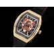 [홍콩명품시계.FRANCK MULLER] 프랑크뮬러 뱅가드 V45 로즈골드 Zvonimir 다이얼 블랙 구미 스트랩