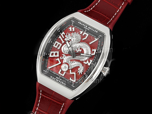 [홍콩명품시계.FRANCK MULLER] 프랑크뮬러 뱅가드 V45 실버 드래곤 다이얼