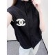 [가격문의][홍콩명품.CHANEL] 샤넬 25SS 로고 여성 슬리브리스 니트 가디건 (2컬러), BM22179, JL, 레플리카의류,미러급사이트