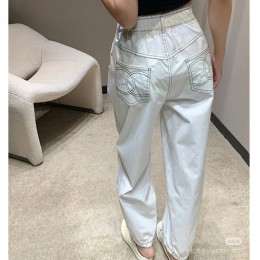 [가격문의][홍콩명품.CHANEL] 샤넬 25SS 로고 여성 팬츠 바지 (화이트), BM22200, SS, 레플리카의류,미러급사이트