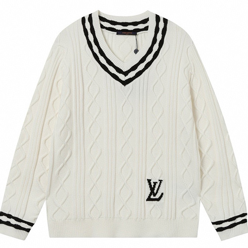 [홍콩명품.LOUIS VUITTON] 루이비통 25SS 로고 V넥 니트 스웨터 (2컬러), BM22247, S1F, 레플리카의류,미러급사이트