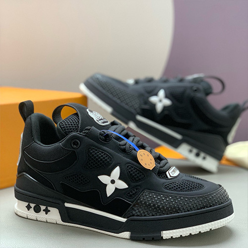 [홍콩명품.LOUIS VUITTON] 루이비통 25SS 로고 SKATE 스니커즈 운동화 (블랙), SE5468, PMD, 명품스니커즈,운동화,구두,로퍼,하이탑,신발