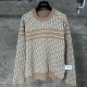 [홍콩명품,Christian Dior] 디올 25SS 로고 오블리크 니트 스웨터 (카라멜), BM22304, KK, 레플리카의류,미러급사이트