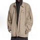 [홍콩명품.BALENCIAGA] 발렌시아가 25SS 로고 체크패턴 카라 바람막이 자켓 (베이지), BM22324, KK, 레플리카의류,미러급사이트