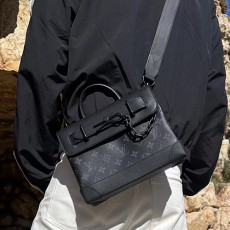 [홍콩명품.LOUIS VUITTON] 루이비통 25SS 로고 스티머 PM 백 모노그램 이클립스 캔버스 M46953, BGM5184, BDA, 홍콩명품가방,명품쇼핑몰,크로스백,핸드백,구매대행