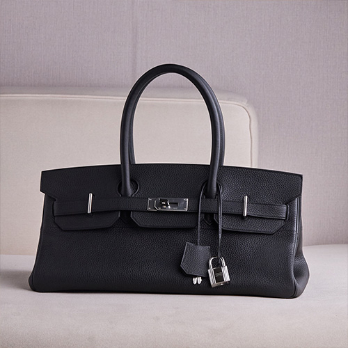 [홍콩명품.LOUIS VUITTON] 루이비통 25SS 로고 Shoulder Birkin 42 토트백 핸드백 (블랙-은장), BGM5185, BDA, 홍콩명품가방,명품쇼핑몰,크로스백,핸드백,구매대행