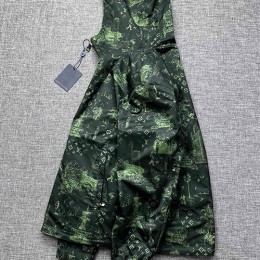 [홍콩명품.LOUIS VUITTON] 루이비통 25SS 로고 모노그램 리버서블 후드 바람막이 자켓 (그린-카라멜), BM22447, JQ, 레플리카의류,미러급사이트