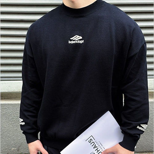 [홍콩명품.BALENCIAGA] 발렌시아가 25SS 로고 자수 니트 스웨터 (2컬러), BM22465, JL, 레플리카의류,미러급사이트