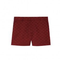 [홍콩명품.Gucci] 구찌 25SS 로고 여성 GG수프림 미니 쇼츠 반바지 핫팬츠 (레드), BM22498, MC, 레플리카의류,미러급사이트