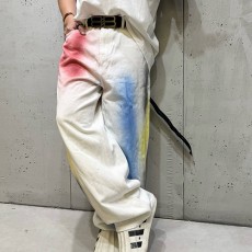 [홍콩명품.BALENCIAGA] 발렌시아가 25SS 로고 그래비티 오버핏 데님 팬츠 진 청바지 (화이트), BM22589, TOP, 레플리카의류,미러급사이트