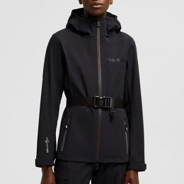 [홍콩명품.MONCLER] 몽클레어 25SS 로고 여성 URBAN ORE 후드 바람막이 자켓 (블랙), BM22608, JL, 레플리카의류,미러급사이트