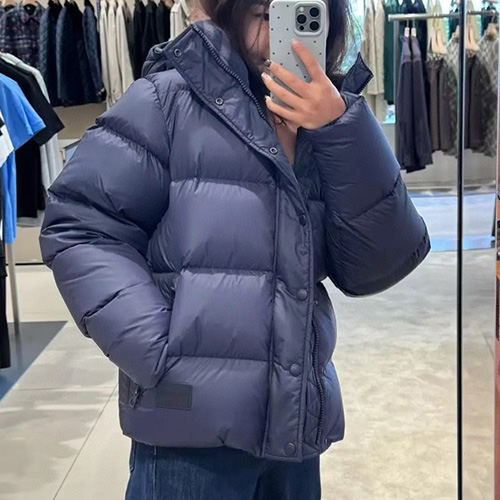 [홍콩명품.Burberry] 버버리 25SS 로고 후드 덕다운 패딩 자켓 (네이비), BM22651, KSM, 레플리카의류,미러급사이트