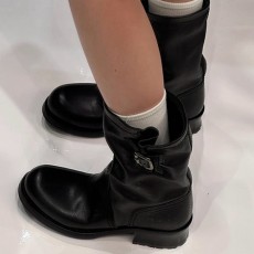 [홍콩명품,PRADA] 프라다 25SS 로고 여성 레더 가죽 구두 부츠 (2컬러), SE5575, GHS, 명품스니커즈,운동화,구두,로퍼,하이탑,신발