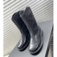 [홍콩명품.CHANEL] 샤넬 25SS 로고 여성 레더 가죽 구두 부츠 (블랙), SE5611, S4W, 명품스니커즈,운동화,구두,로퍼,하이탑,신발